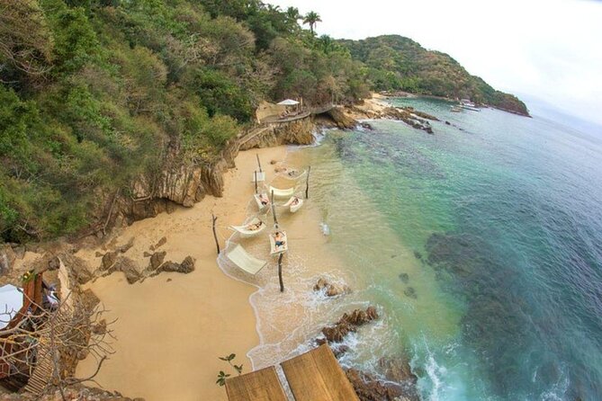 Las Caletas Beach & Adventure Park with buffet lunch and open bar - Getting started: Nuevo Vallarta versus Puerto Vallarta meeting points